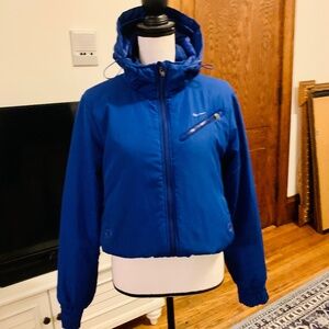 Blue Nike puffer jacket